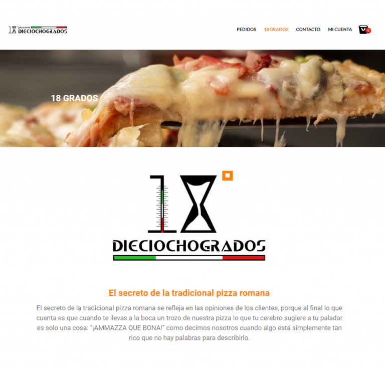 Captura de pantalla 18grados