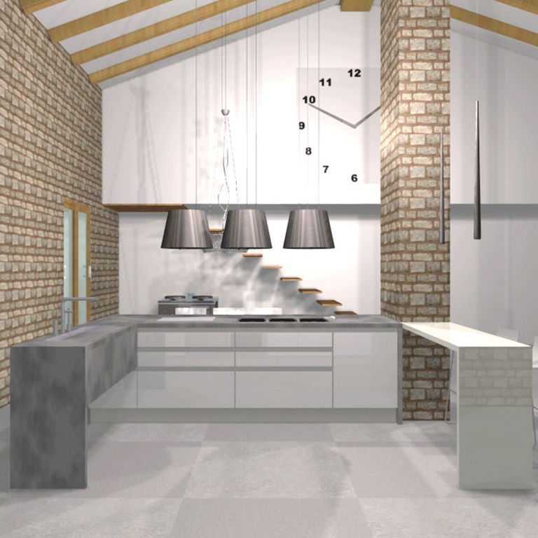 cocina-pared-ladrillos