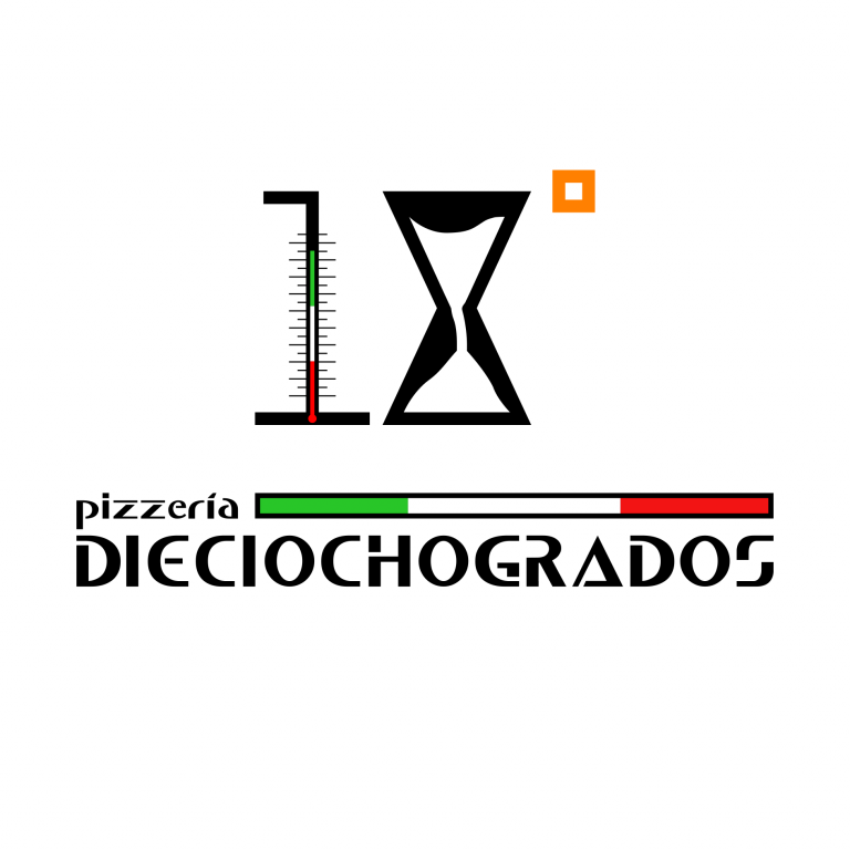 imagotipo pizzeríadieciochogrados