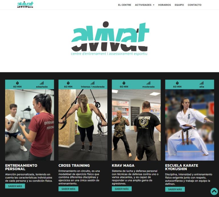AVIVAT Captura de pantalla portada web